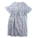 A Blue Short Sleeve Dresses from Il Gufo in size 10Y for girl. (Back View)