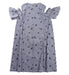 A Blue Short Sleeve Dresses from Il Gufo in size 10Y for girl. (Back View)