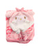 A Pink Safety Blankets from Sanrio in size O/S for girl. (Front View)