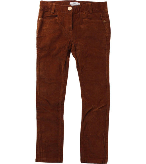 A Brown Casual Pants from Jacadi in size 5T for girl. (Front View)
