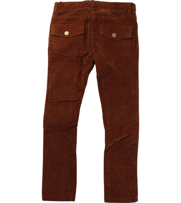 A Brown Casual Pants from Jacadi in size 5T for girl. (Back View)