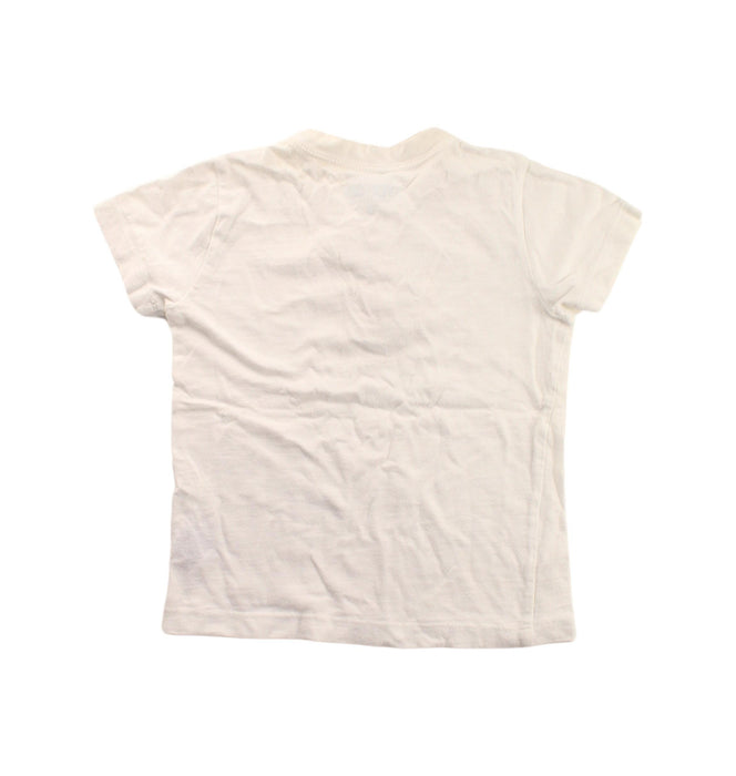 A White Short Sleeve Tops from Crewcuts in size 3T for boy. (Back View)