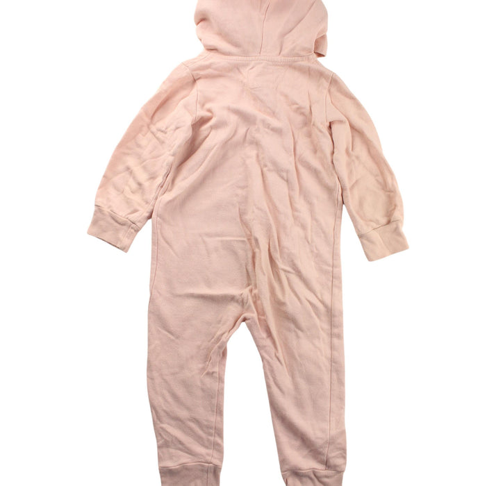 A Pink Long Sleeve Jumpsuits from Mini Mioche in size 3T for neutral. (Back View)