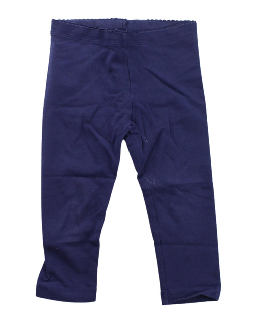 A Navy Leggings from Tea in size 4T for girl. (Front View)