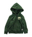 A Green Zippered Sweatshirts from Roots in size 3T for boy. (Front View)