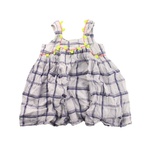 A White Sleeveless Dresses from Nellystella in size 4T for girl. (Front View)