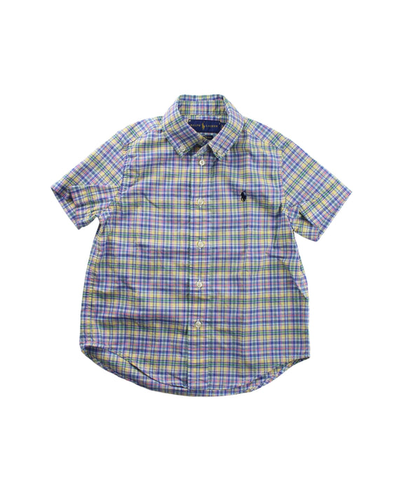 A Multicolour Short Sleeve Shirts from Ralph Lauren in size 4T for boy. (Front View)