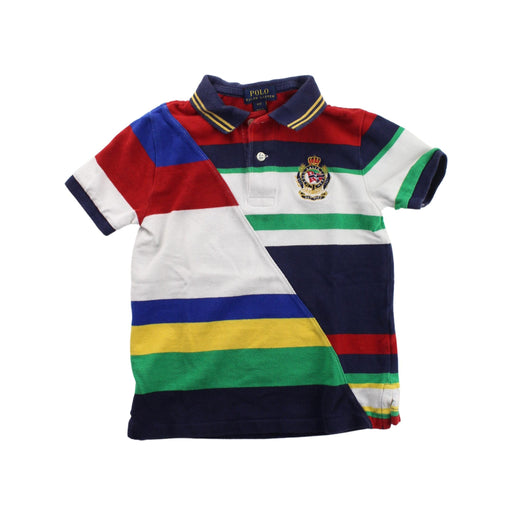 A Multicolour Short Sleeve Polos from Polo Ralph Lauren in size 4T for boy. (Front View)