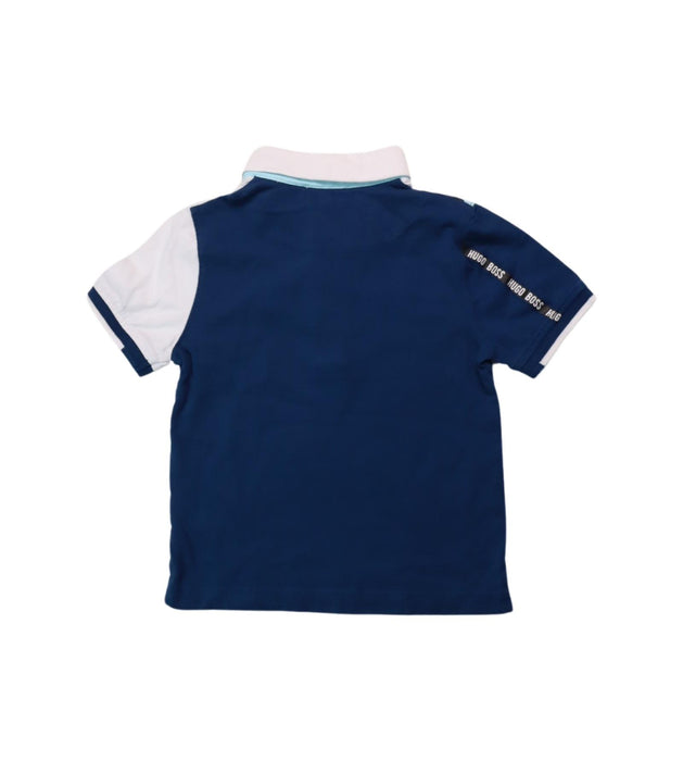 A Multicolour Short Sleeve Polos from Boss in size 4T for boy. (Back View)