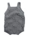 A Grey Sleeveless Bodysuits from Hubble + Duke in size 2T for girl. (Back View)