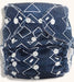 A Navy Cloth Diapers from Baby BeeHinds in size O/S for neutral. (Front View)