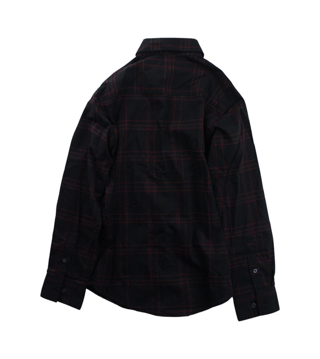 A Black Long Sleeve Shirts from Calvin Klein in size 10Y for boy. (Back View)