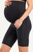 A Black Shorts from 2XU in size XL for maternity. (Front View)