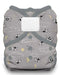 A Grey Cloth Diapers from Thirsties in size O/S for neutral. (Front View)