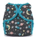 A Grey Cloth Diapers from Thirsties in size O/S for neutral. (Front View)