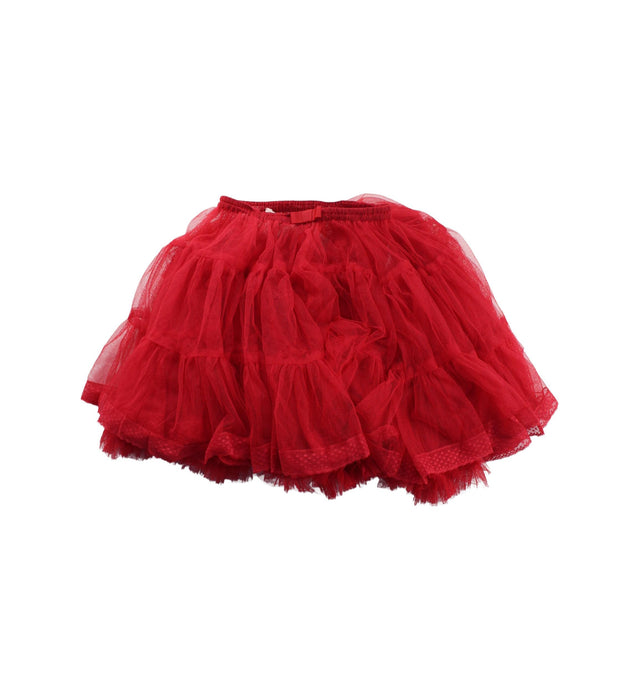 A Red Tulle Skirts from Nicholas & Bears in size 6T for girl. (Front View)