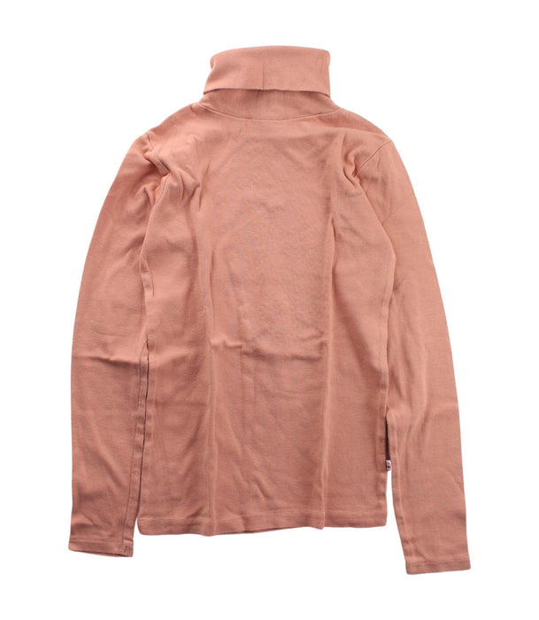 A Peach Long Sleeve Tops from Bonpoint in size 12Y for neutral. (Front View)