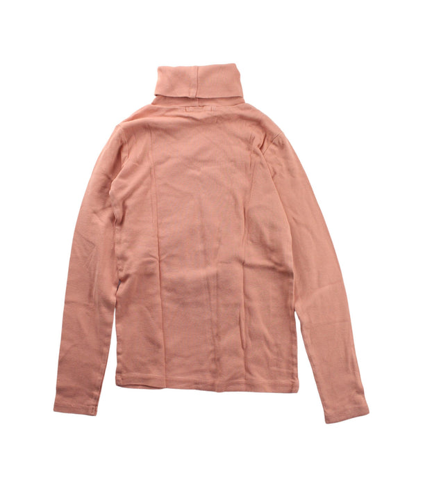 A Peach Long Sleeve Tops from Bonpoint in size 12Y for neutral. (Back View)