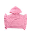 A Pink Hooded Sweatshirts from Monnalisa in size 6T for girl. (Front View)