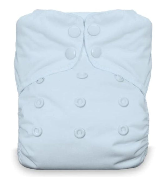 A Blue Cloth Diapers from Thirsties in size O/S for neutral. (Front View)