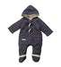 A Grey Snowsuits from Kaloo in size 0-3M for neutral. (Front View)