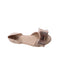 A Beige Sandals from Mini Melissa in size 7Y for girl. (Front View)