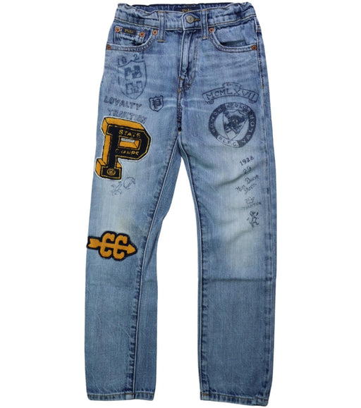 A Multicolour Jeans from Polo Ralph Lauren in size 6T for boy. (Front View)