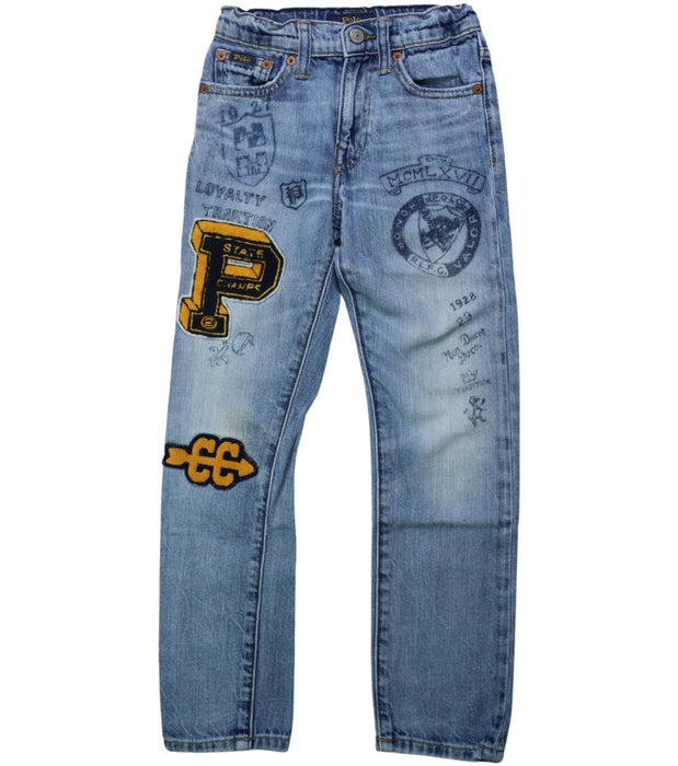A Multicolour Jeans from Polo Ralph Lauren in size 6T for boy. (Front View)