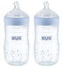 A Blue Utensils & Containers from Nuk in size 0-3M for neutral. (Front View)