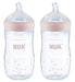 A Pink Utensils & Containers from Nuk in size 0-3M for girl. (Front View)