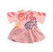 A Pink Short Sleeve Dresses from Kenzo in size 2T for girl. (Front View)