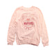 A Pink Crewneck Sweatshirts from Kenzo in size 6T for girl. (Front View)