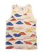 A Beige Sleeveless T Shirts from Petit Bateau in size 8Y for boy. (Front View)