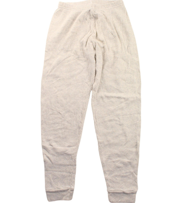 A White Sweatpants from Petit Bateau in size 8Y for girl. (Front View)