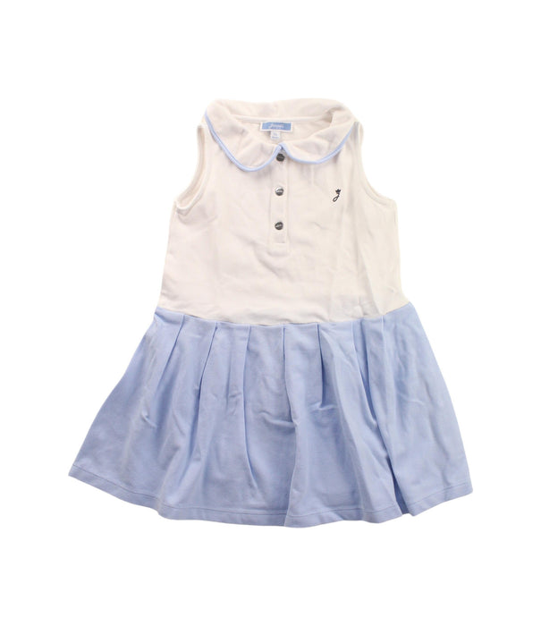A White Sleeveless Dresses from Jacadi in size 3T for girl. (Front View)