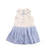 A White Sleeveless Dresses from Jacadi in size 3T for girl. (Front View)