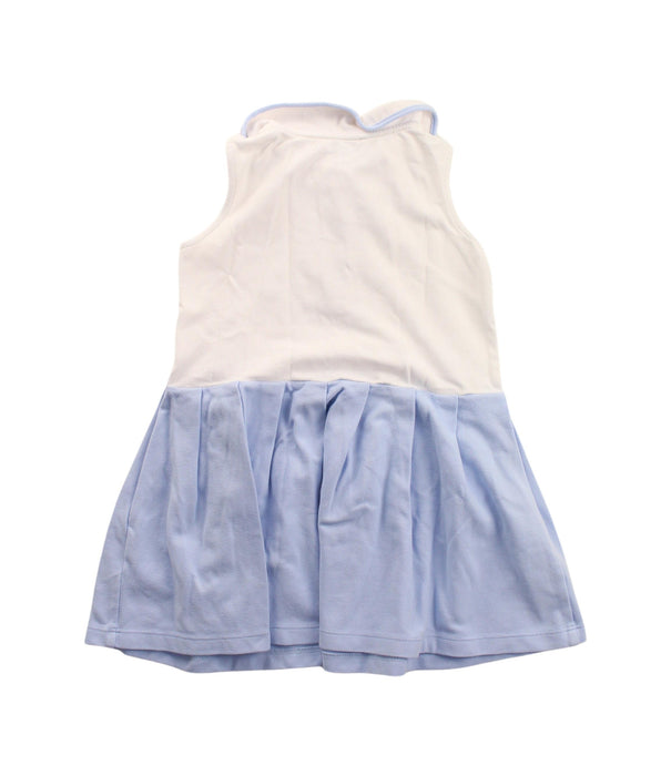 A White Sleeveless Dresses from Jacadi in size 3T for girl. (Back View)