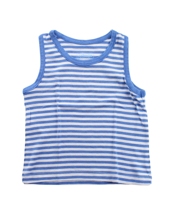 A Blue Sleeveless T Shirts from Jojo Maman Bébé in size 18-24M for boy. (Front View)