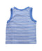 A Blue Sleeveless T Shirts from Jojo Maman Bébé in size 18-24M for boy. (Back View)