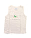 A White Sleeveless T Shirts from Jojo Maman Bébé in size 18-24M for boy. (Front View)