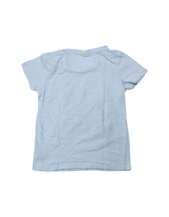 A Blue Short Sleeve T Shirts from Seed in size 5T for boy. (Back View)