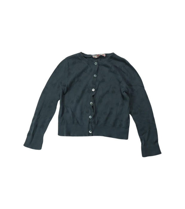 A Grey Cardigans from Bonpoint in size 4T for girl. (Front View)