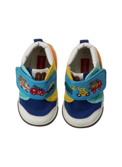 A Multicolour Sneakers from Miki House in size 18-24M for boy. (Back View)