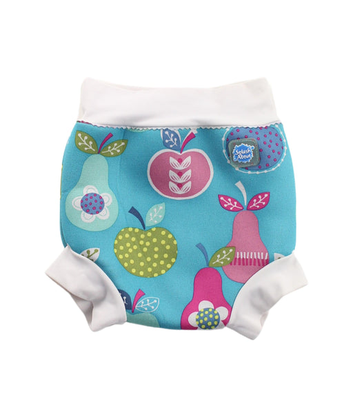 A Blue Swim Diapers from Splash About in size 3-6M for boy. (Front View)