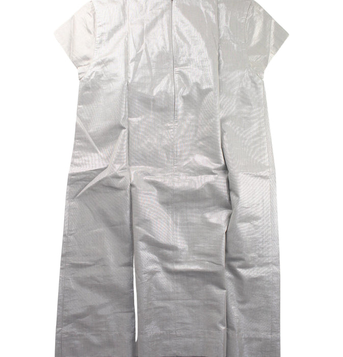 A Silver Short Sleeve Dresses from Cyrillus in size 12Y for girl. (Back View)