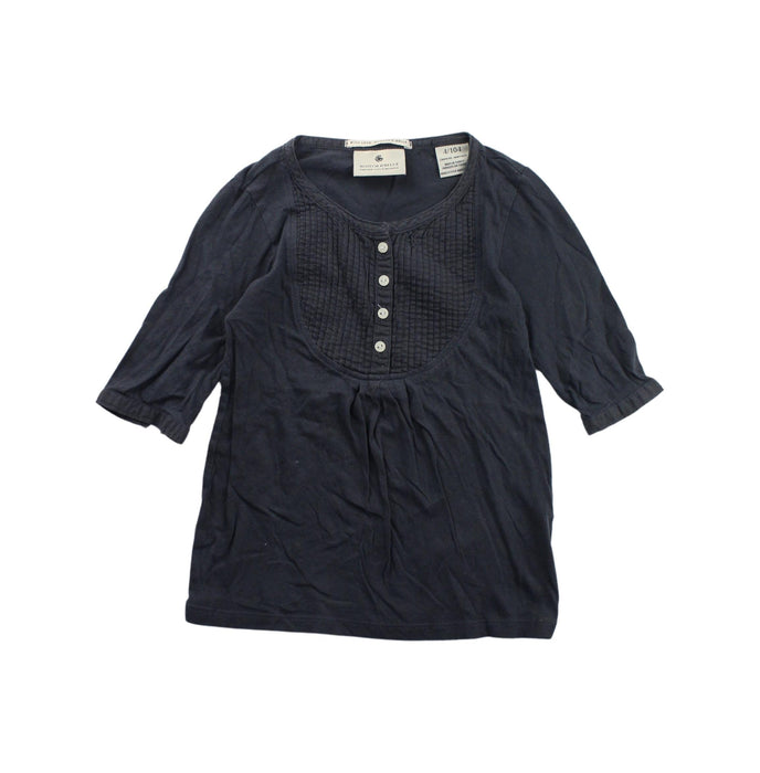 A Black Long Sleeve Dresses from Scotch & Soda in size 4T for girl. (Front View)