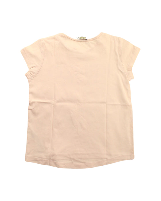 A Beige Short Sleeve T Shirts from Kenzo in size 5T for girl. (Back View)