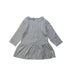 A Grey Long Sleeve Dresses from Chloe in size 4T for girl. (Back View)