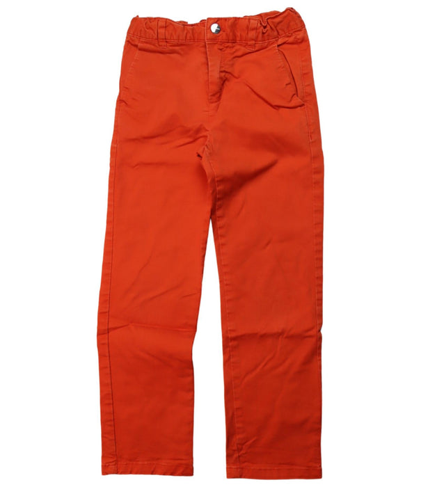 A Orange Casual Pants from Jacadi in size 7Y for boy. (Front View)