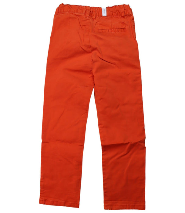 A Orange Casual Pants from Jacadi in size 7Y for boy. (Back View)